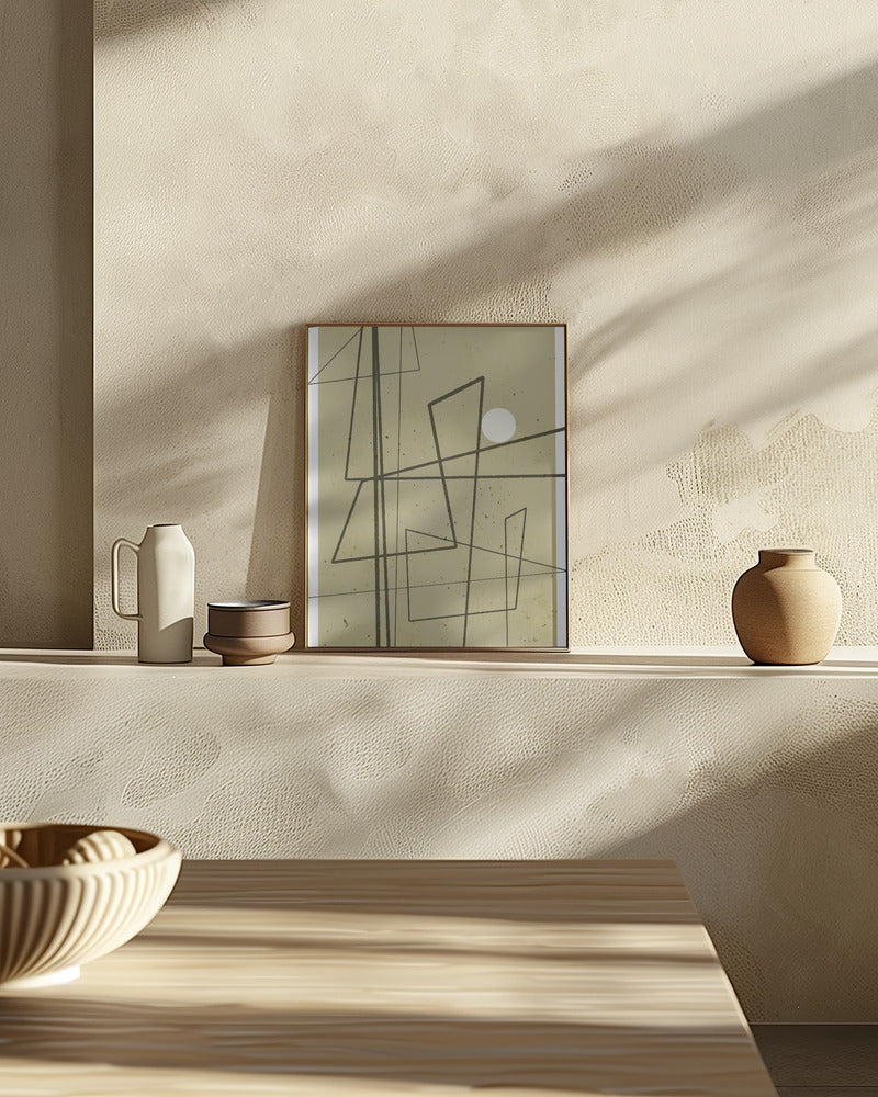 Angular Lines no 9 Poster